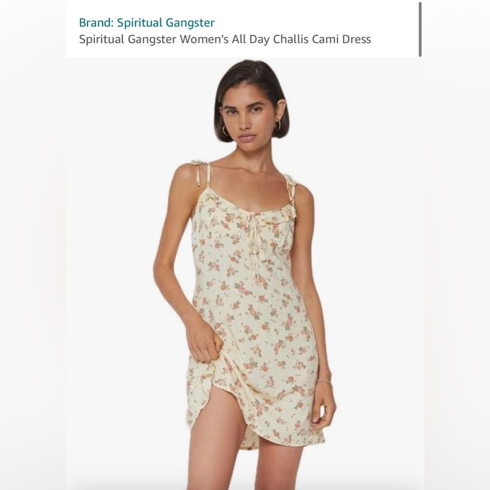 Spiritual Gangster NWOT Bella Rose Print Short/Mini Dress